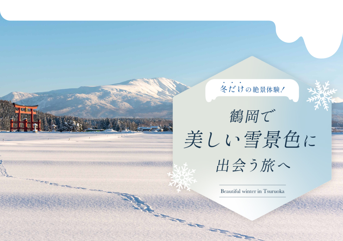 冬だけの絶景体験！鶴岡で美しい雪景色に出会うたびへ