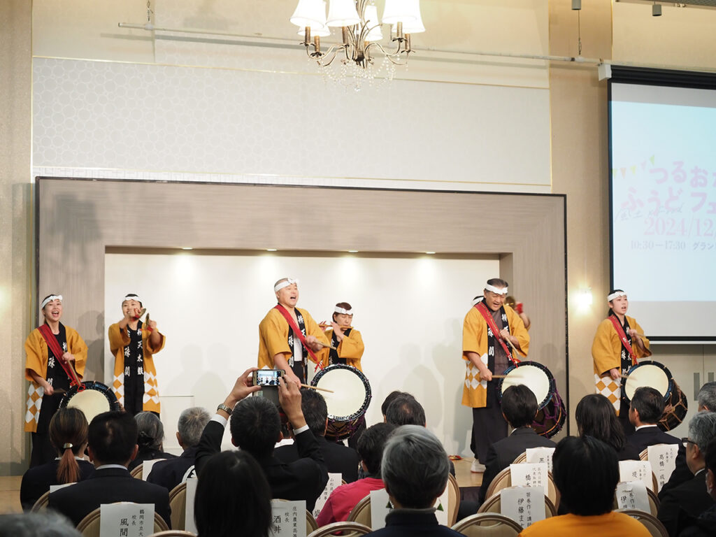 つるおかふうどフェスタ辨天太鼓